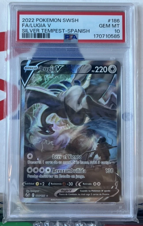 Lugia V · PSA 10 · Certificado 170710585